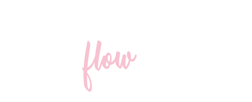 Logo Yoco flow, weiß rose